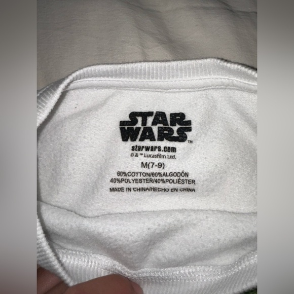 Star Wars White Sweatshirt - Picture 4 of 5